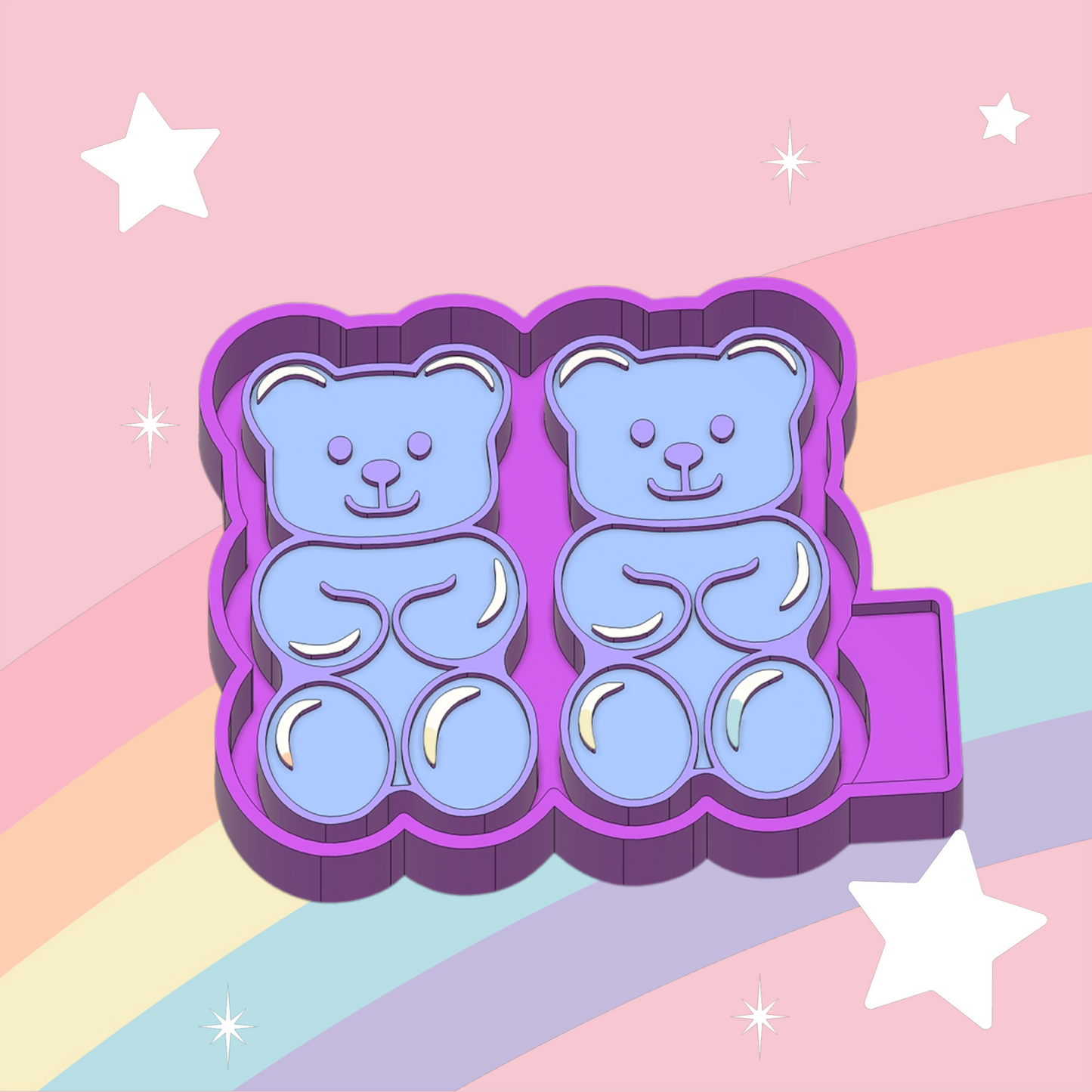 Gummy bear vent mold